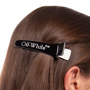 OFF-WHITE™ Logo-print acetate hair clip